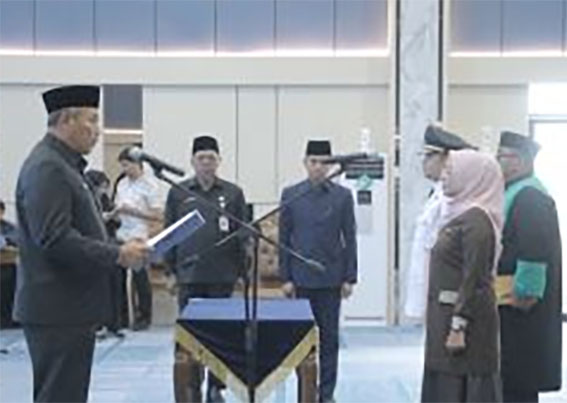 Gunakan Manajemen Talenta, Pj Sekda Pekanbaru Lantik 25 Pejabat
