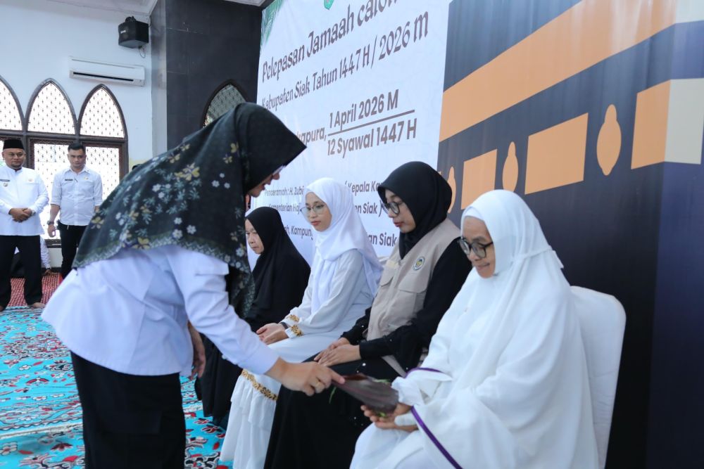 Tangis Haru Iringi Pelepasan 257 JCH Siak, Penantian Panjang Akhirnya Terbayar