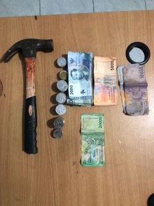 Suami Istri di Mandau Kompak Bobol Kotak Amal Masjid