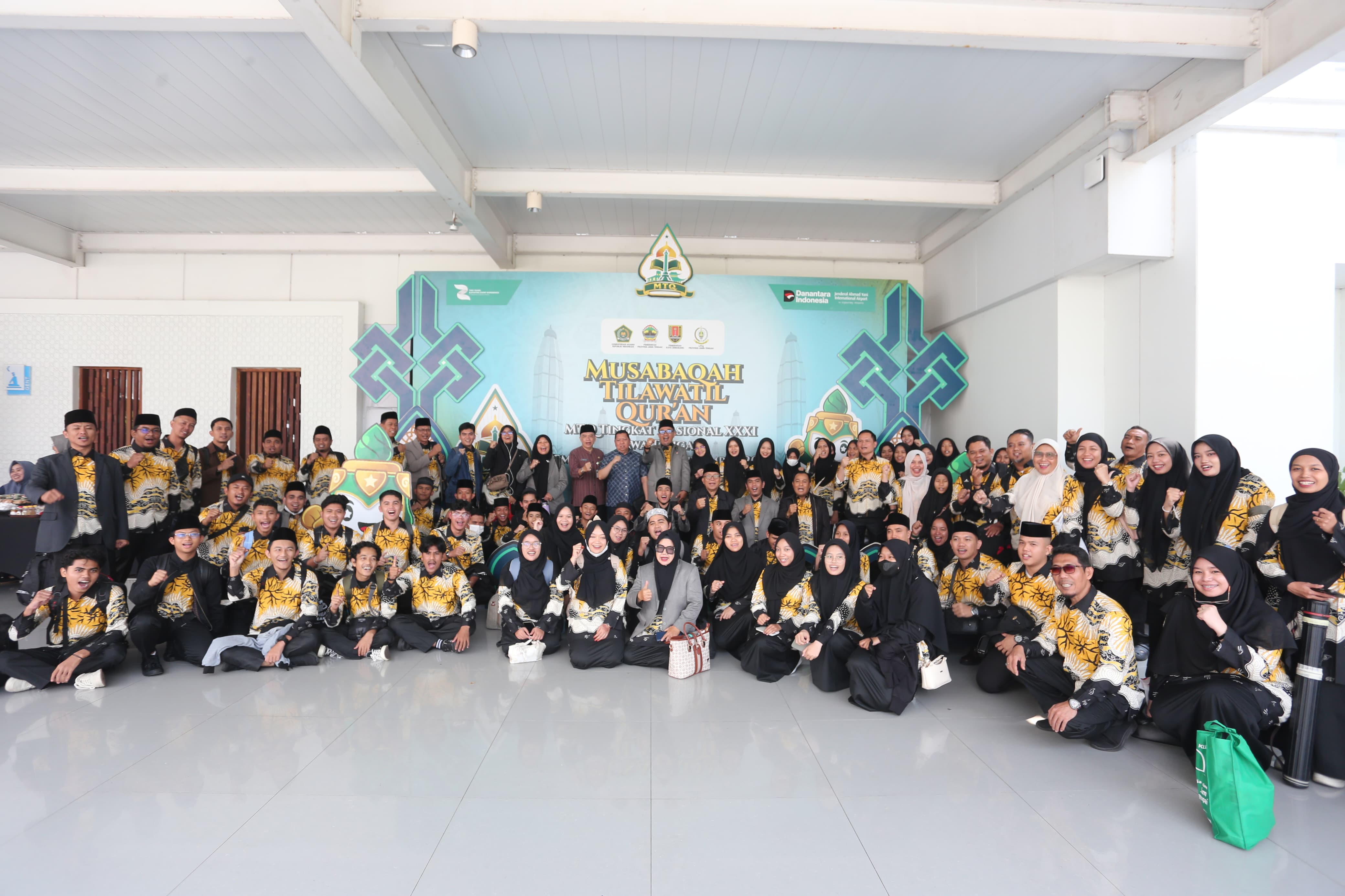 Tiba di Semarang, Kafilah Riau Siap Berikan Penampilan Terbaik di MTQ Nasional 2026