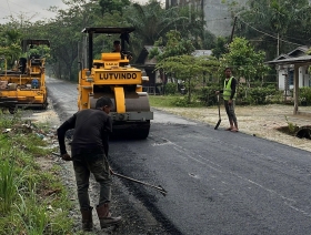Pemko Pekanbaru Muluskan Jalan Teluk Leok Rumbai, Penantian Warga Sejak Puluhan Tahun Terbayarkan