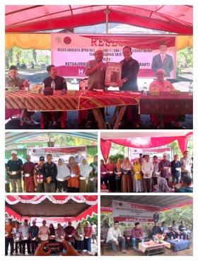 Reses di Enam Titik, Ketua DPRD Meranti Banyak Terima Aspirasi dari Masyarakat 